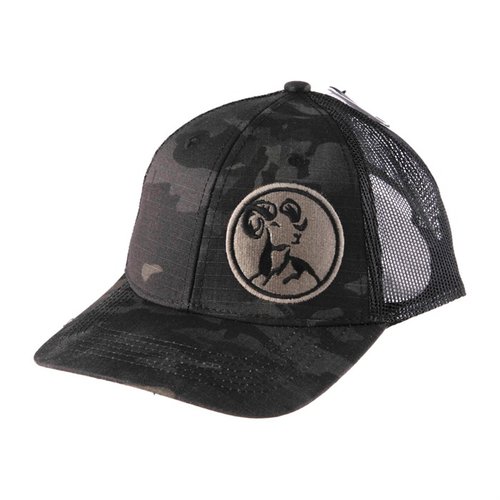 Mantieni un look elegante con il cappello Cascade di Brownells! Con il suo design Black MultiCam e il logo Ram, è perfetto per mostrare il tuo orgoglio Brownells.