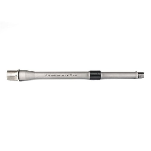 Les canons 6.5 Grendel Premium Series offrent une construction en acier inoxydable 416R, un profil BA Hanson et un bloc de gaz lo-pro pour un poids réduit et une précision optimale.