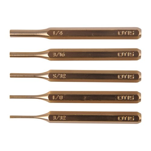 Das PRO+ 5-teilige Brass Punch Set von OTIS ist perfekt für deine Gunsmithing-Bedürfnisse. Korrosionsbeständiges Messing, 4