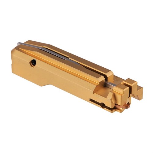 L'assemblaggio del bullone Brownells 10/22® è in acciaio inossidabile, pronto per l'installazione e disponibile in finitura satinata o nitruro nero, ideale per la tua carabina rimfire.