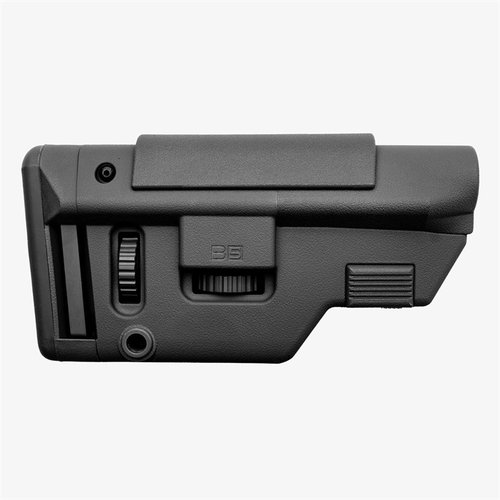 L'AR-15 Precision Stock Collapsible B5 offre un supporto regolabile per guancia e spallina, montaggi M-LOK®, e compatibilità con estensioni ricevitore Mil-Spec.