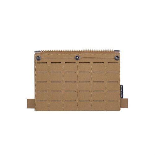 Die Back Panel MOLLE Flap von SPIRITUS SYSTEMS bietet sechs MOLLE-Spalten, um eine Vielzahl von Taschen über dem Hauptfach zu montieren – ideal für deine Ausrüstung!