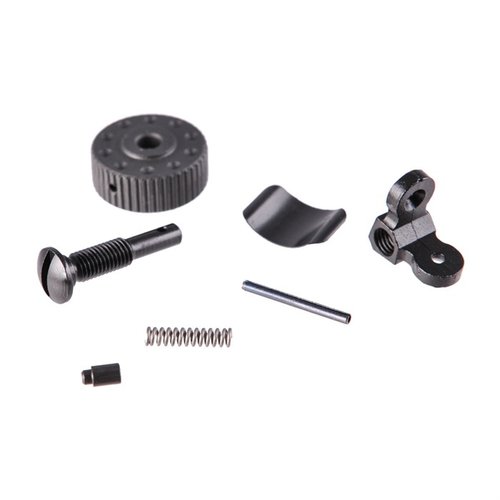 Das Modern A1 Rear Base Sight Assembly mit Rapidex Knob bietet dir eine präzise Windeneinstellung und ein robustes Design für ein sicheres Schiessen.