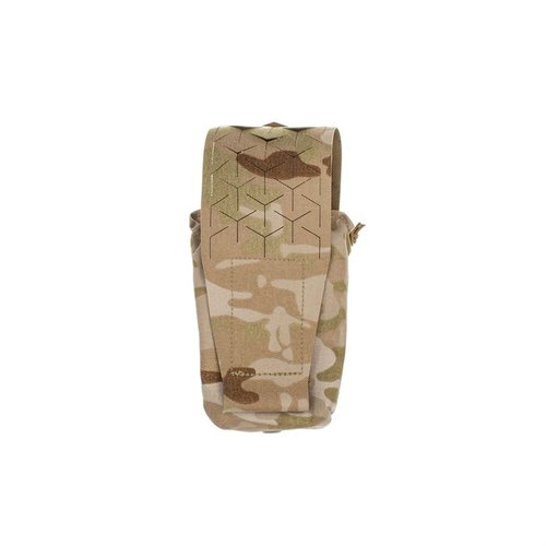 La SPUD Munitions Pouch offre versatilità con un cordino regolabile per contenuti sicuri, coperture personalizzabili e compatibilità MOLLE per un'ampia gamma di oggetti.