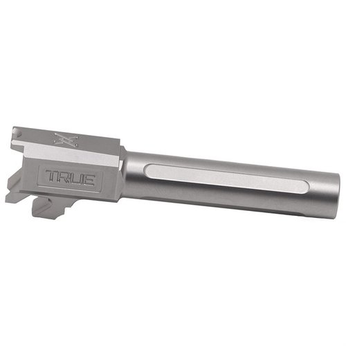 Améliore la précision de ton Hellcat Pro avec ce canon en acier inoxydable, facile à installer, compatible avec tous les types de munitions et garanti à vie.