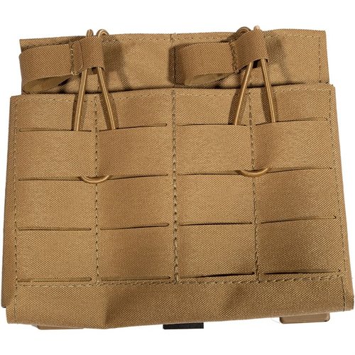 Il Double 7.62 Mag Panel di Grey Ghost Gear è leggero, sicuro e consente un accesso silenzioso ai caricatori 7.62x51 NATO grazie al design aperto e alla cinghia di ritenzione.