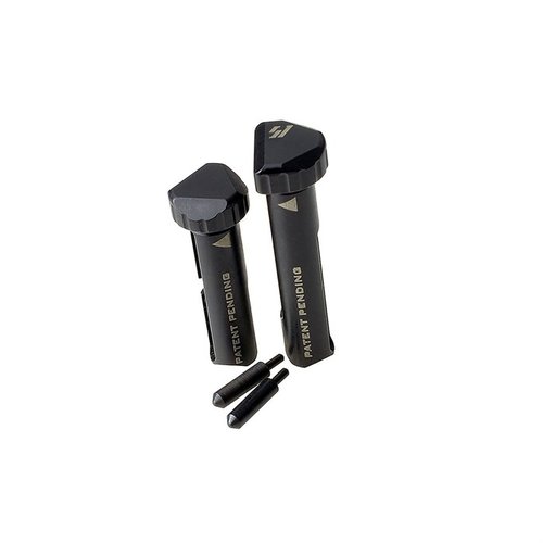 Die Strike Industries Shift Pins ermöglichen eine einfache und schnelle Montage sowie Demontage deiner AR15 ohne Werkzeug, dank innovativem QD-Rotationsmechanismus.