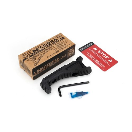 Der LINK Cobra Fore Grip mit Kabelmanagement bietet eine ergonomische Griffoption, eine robuste Konstruktion und ein integriertes Kabelmanagement-System für optimale Kontrolle.