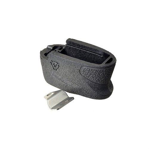 Aumenta la capacità del tuo M&P Shield con l'EMP +2 di Strike Industries: +2 colpi per 9mm e +1 per .40S&W, design ergonomico e sicurezza migliorata.