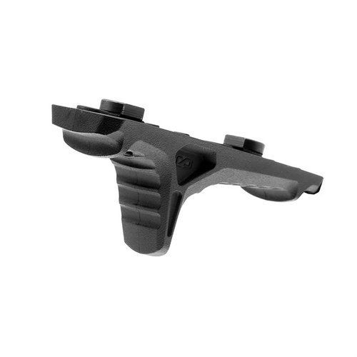 Il LINK Anchor Handstop in polimero offre una presa ergonomica, design leggero e resistente al calore, compatibile con M-LOK e KeyMod per una stabilità ottimale.