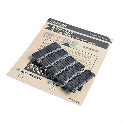 Die Strike Industries M-LOK Covers bieten dir flexible Platzierung, maximalen Schutz vor Stössen und eine rutschfeste Oberfläche für bessere Kontrolle deiner Waffe.