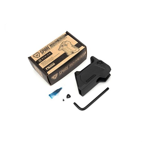 Der Strike Industries Spare Magazine Holder für die SIG SAUER P320 bietet schnellen Zugriff auf ein Ersatzmagazin, ist leicht zu installieren und aus robustem Polymer gefertigt.