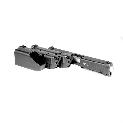 Converti il tuo Glock 17/22 Gen 5 in 22LR per un tiro economico e divertente. Include 2 caricatori da 10 colpi e una borsa da tiro, perfetto per l'allenamento.
