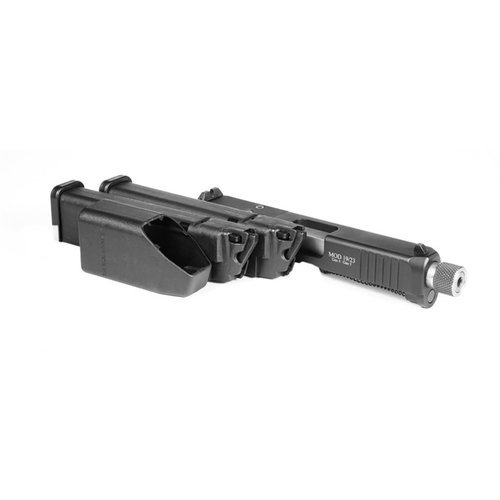 Converti il tuo Glock 19/23 Gen 5 in 22lr per risparmiare al poligono, include 2 caricatori da 15 colpi, una canna filettata e opzioni per red dot.