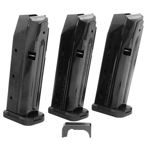 Mit dem S15 GEN3 Starter Kit erhältst du 3 zuverlässige S15 Magazine und einen robusten Steel Mag Catch für deine Glock 43X/48 – für höchste Zuverlässigkeit!
