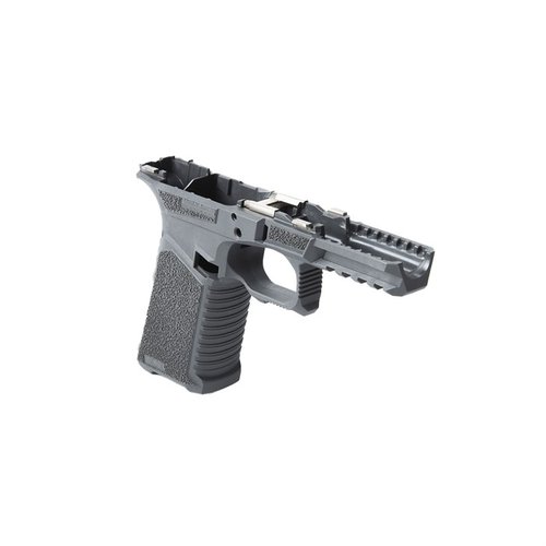 Il telaio SCT 17 Full Size offre ergonomia avanzata, compatibilità Glock® Gen 3, caratteristiche come flared mag well, Picatinny rail e grip texturizzato.