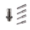 Das Sinclair Carbide Mandrel Kit bietet präzise Carbide Turning und Expander Mandrels für optimale Nackenbearbeitung und Tension, langlebig und gallingsbeständig.