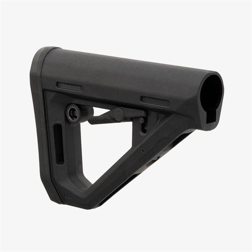 Der DT Carbine Stock von MAGPUL bietet eine robuste, anpassbare Lösung für AR15/M16/M4 mit verbesserter Stabilität, einfacher Anpassung und rutschfestem Design.