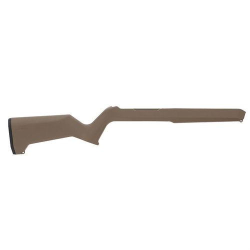 Der MOE® X-22 Stock ist leicht, ergonomisch und bietet M-LOK® Slots, integrierte Schlaufen und austauschbare Lauftrays für deine Ruger® 10/22®.