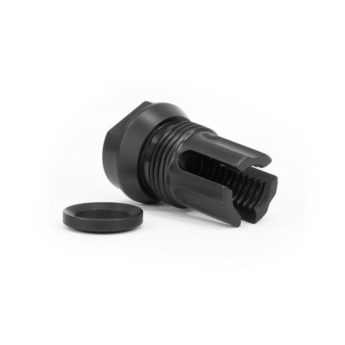 Il 3FO-S Flash Hider riduce il flash del bocchettone, offre un profilo compatto e thread interni per una migliore soppressione del flash, garantendo visibilità ottimale.
