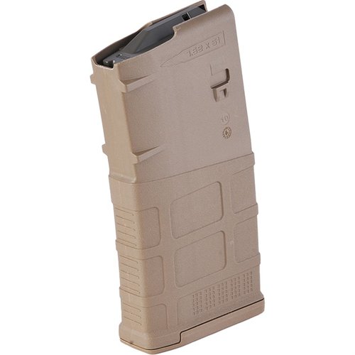 Il PMAG® LR/SR GEN M3™ 308 offre una capacità di 10 colpi, costruzione resistente, facile da pulire e maneggevole, perfetto per fucili AR-308.