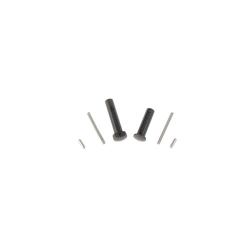 Das Geissele Super Duty Stainless Takedown Pin Set bietet langlebige, rostfreie Pins, präzise gefertigt aus Edelstahl, inklusive hochwertiger Detents und Federn.