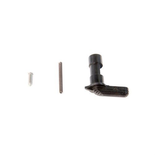 Le sélecteur de sécurité Posi-Snap de Geissele, en acier inoxydable 400, offre une sensation tactile incroyable lorsque tu engages la sécurité.