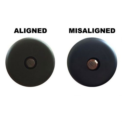Il Geissele Suppressor Alignment Gage verifica con precisione l'allineamento del soppressore al foro della canna, riducendo il rischio di misallineamenti.