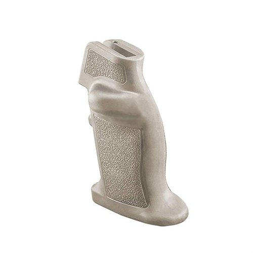 Il Luth-AR AR-15 Chubby Pistol Grip offre un design ergonomico per una presa migliore, compatibile con fucili AR-15 standard e ideale per un uso prolungato.