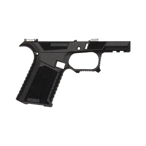 Der SCT 43X Sub Compact Rahmen bietet eine ergonomische Bauweise, aggressive Textur, erweiterte Magazintasche und ist kompatibel mit Glock 43X & 48.