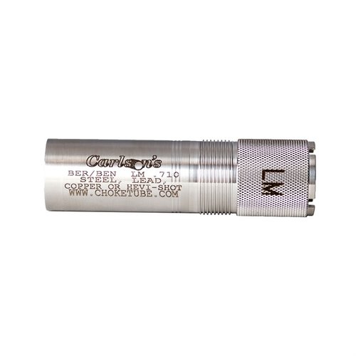 Les tubes de choke MOBIL-CHOKE 12 ga offrent des motifs serrés et constants, avec moins de déformation des plombs, et un changement rapide entre les stations.