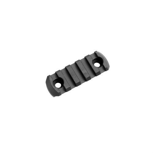 Progettato per rotaie M-LOK, questo rail in alluminio consente di montare accessori 1913 picatinny come luci e impugnature, con hardware incluso.