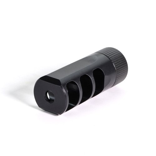 Der GUNNER 3-Port Muzzle Brake reduziert den Rückstoss um über 50%, ist einfach zu montieren und benötigt keine Crush Washer – ideal für dein AR-15!