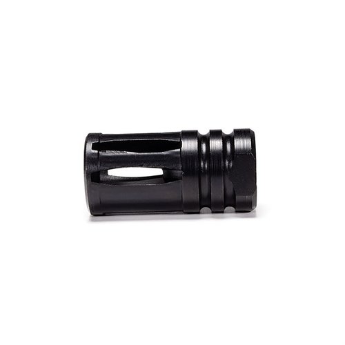Il Faxon 9mm A2 Flash Hider riduce il flash e la firma della bocca, è compatibile con 9mm/5.56, realizzato in nitride per una durata massima.