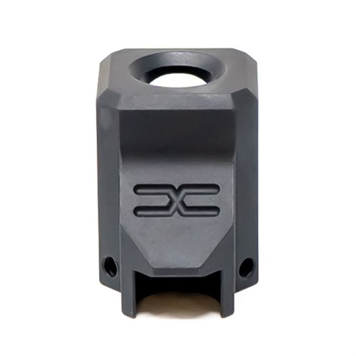 Il compensatore Faxon Firearms per Glock® 43 migliora la consistenza riducendo il rinculo e il movimento della bocca, con un design unico in alluminio anodizzato.