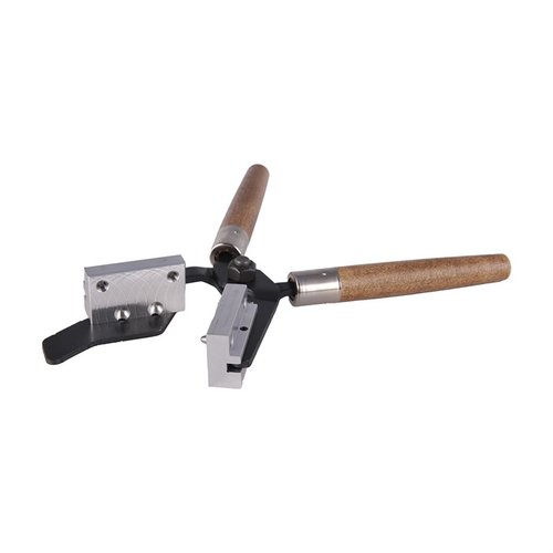 I modelli di pallini tondi Lee con doppia cavità offrono un taglio tangenziale che elimina il fastidioso becco allo sprue. Include manici e piastra sprue.