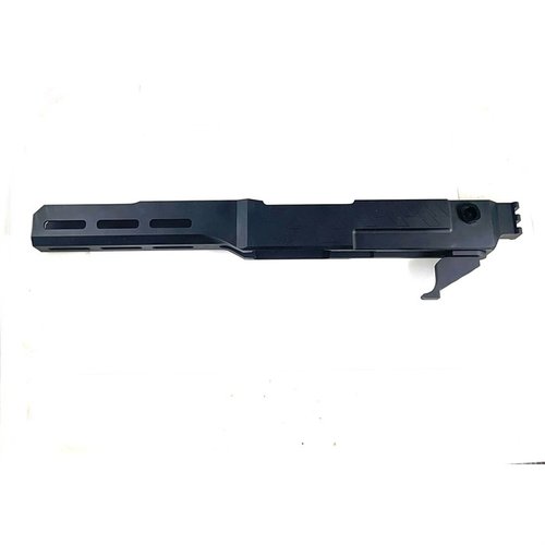 Die HALL CHASSIS für Ruger® 10/22 aus Flugzeug-Aluminium bietet M-LOK Slots für Zubehör und MIL-STD-1913 Slots für deinen Lieblings-Schaft oder Brace.