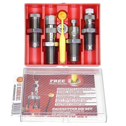 Scegli il set di die ULTIMATE RIFLE 4-DIE per versatilità massima, include sizer, collet necksizer, Easy Adjust Bullet Seating Die e Factory Crimp Die.