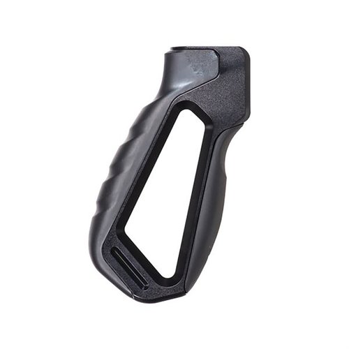 Migliora il tuo grip AR con il Concept One Grip in alluminio e gomma, ergonomico, elegante e confortevole, compatibile con AR-15 e modelli simili.