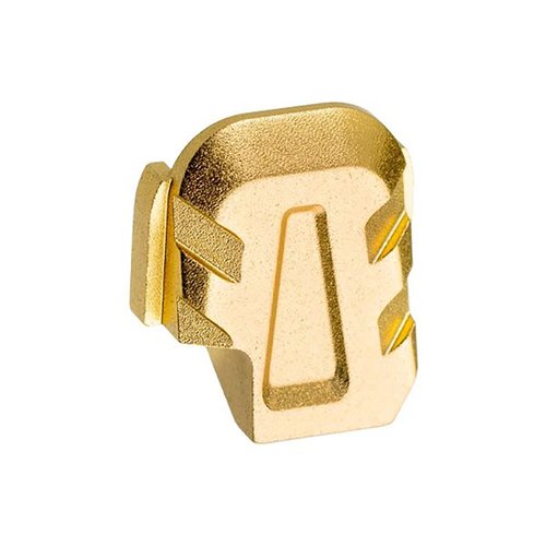 Améliore l'apparence de ton Sig P365 avec le Slide Cap Tyrant CNC, en aluminium anodisé, sans outils nécessaires et avec un design chevron élégant.