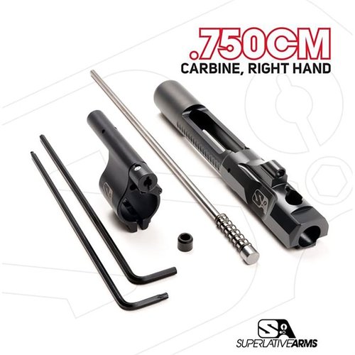 Das Superlative Arms AR-15 Adjustable Piston System bietet eine verbesserte Gasregelung, weniger Rückstoss und weniger Verschleiss für eine sauberere, kühlere Leistung.