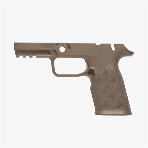 Der Magpul EHG SG9 Griprahmen für die SIG P320 bietet ergonomisches Design, eine flared Magazinöffnung, Picatinny-Schiene und ist für Linkshänder umkehrbar.