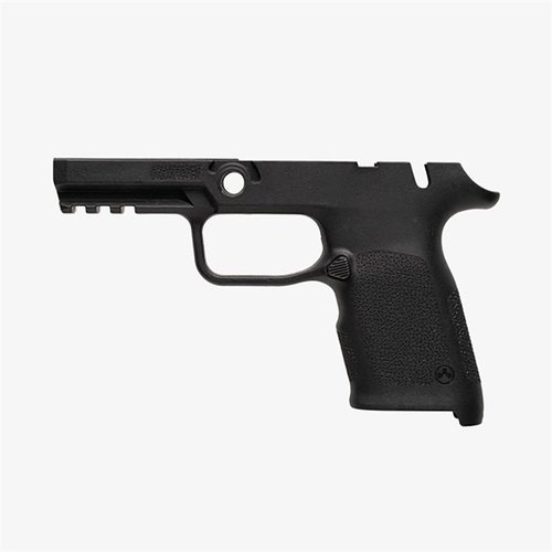 Il grip frame EHG SG9 per SIG P320 offre un design ergonomico, un magazine well flared, una superficie testurizzata TSP e un sistema di rilascio reversibile.