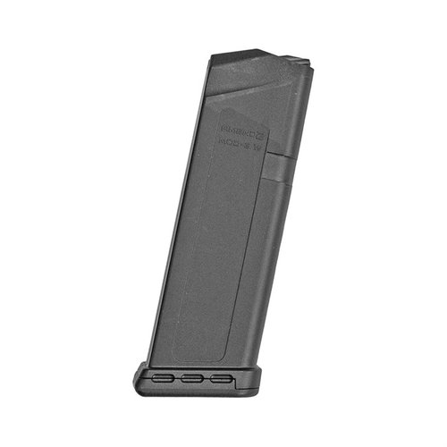Das Amend2® 15-Schuss Magazin für GLOCK® 19 ist leicht, langlebig und aus robustem Polymer gefertigt, ideal als Alternative zum OEM-Magazin.