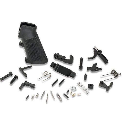 Das KAK AR-15 Lower Parts Kit enthält alles, was du für den Bau eines kompletten Lower Receivers benötigst, 100% Made in America und nach Mil-Spec gefertigt.