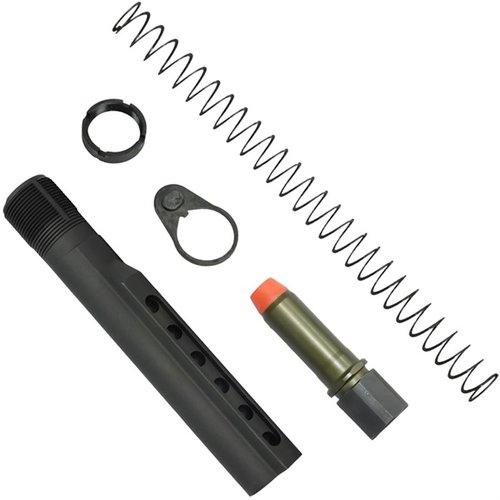 Mit dem K-SPEC AR-15 Heavy Buffer Tube Kit erhältst du eine innovative Lösung zur Rückstossminderung, die Bolt Bounce eliminiert und den Rückstoss glättet.