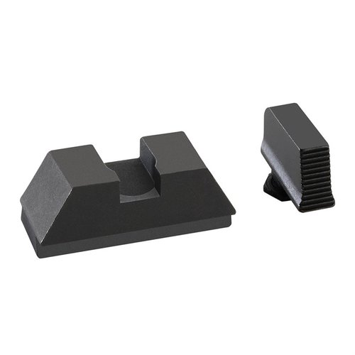 Die AMERIGLO 2L Tall Optic Compatible Sights bieten dir eine präzise Sicht mit erhöhtem Co-Witness für Glock® und zuverlässige Backup-Optionen.