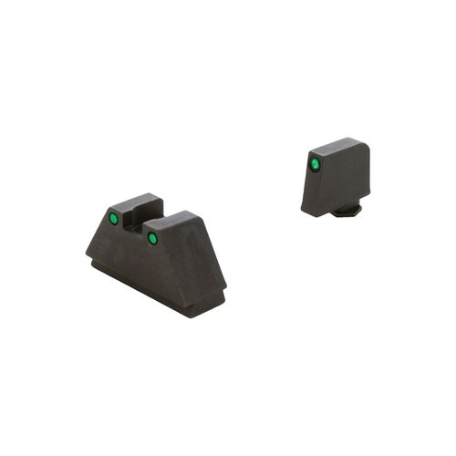 Le mire AMERIGLO® 3XL ottimizzate per Glock® offrono un'immagine di co-witness elevata, compatibile con ottiche red dot, garantendo affidabilità e precisione.