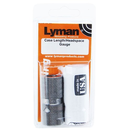 Die Lyman Pro Headspace Gauges aus rostfreiem Edelstahl bieten präzise Messungen für Cartridge Headspace und maximale Hülsenlängen mit rutschfestem Griff.