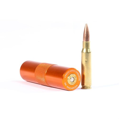 Der Lyman Pro Ammo Checker aus korrosionsbeständigem Edelstahl ermöglicht präzise Überprüfungen deiner .308 Win Patronen für reibungsloses Laden.